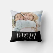 Mom Established Modern Script Photo クッション (裏面)