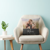 Mom Established Modern Script Photo クッション (椅子)