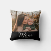 Mom Established Modern Script Photo クッション (正面)
