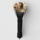 Mom Established Modern Script Photo ゴルフヘッドカバー (正面)