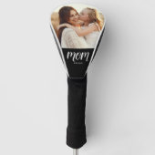 Mom Established Modern Script Photo ゴルフヘッドカバー (正面)