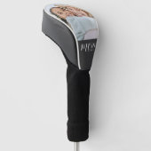 Mom Established Modern Script Photo ゴルフヘッドカバー (アングル)