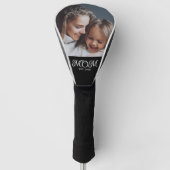 Mom Established Modern Script Photo ゴルフヘッドカバー (正面)