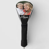Mom Established Modern Script Photo ゴルフヘッドカバー (正面)