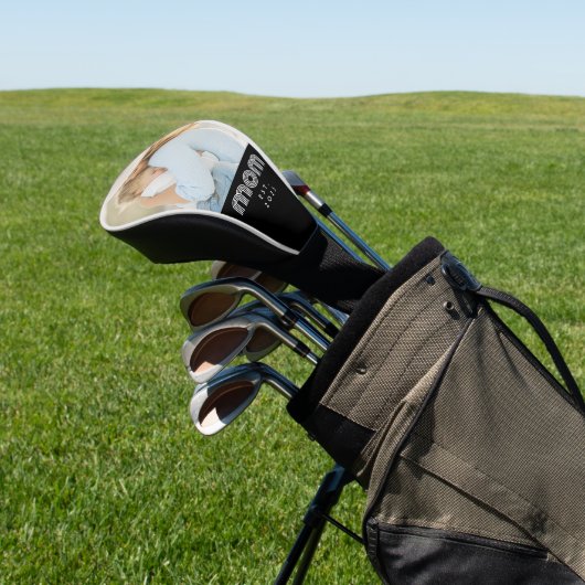 Mom Established Modern Script Photo ゴルフヘッドカバー (インサイチュ)