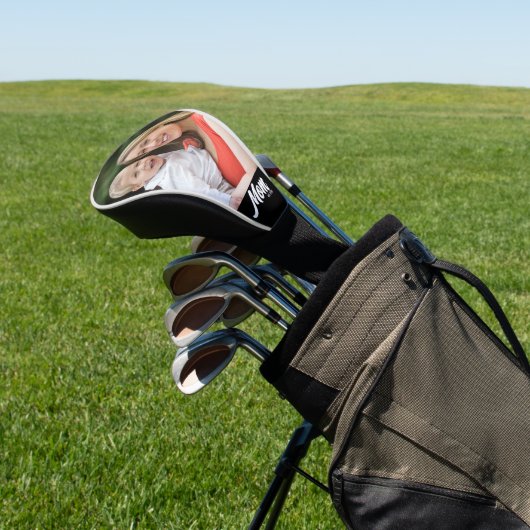 Mom Established Modern Script Photo ゴルフヘッドカバー (インサイチュ)