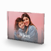 Mom Established Modern Script Photo フォトブロック (右)