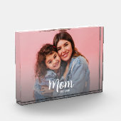 Mom Established Modern Script Photo フォトブロック (左)