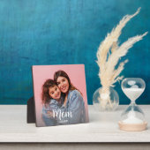 Mom Established Modern Script Photo フォトプラーク (インサイチュ)