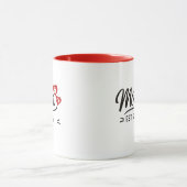 Mom Established Mothers Day  マグカップ (中央)