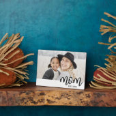 Mom Established Mother's Day Gift Photo フォトプラーク (側面)
