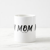 Mom Established New Mom Gift コーヒーマグカップ (中央)
