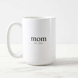 Mom Established New Mom Gift コーヒーマグカップ