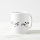 Mom Established New Mom Gift コーヒーマグカップ (正面右)