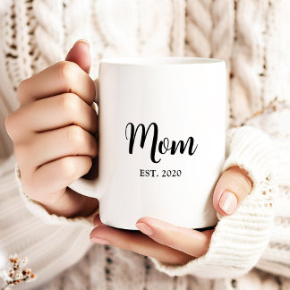 Mom Established New Mom Gift コーヒーマグカップ