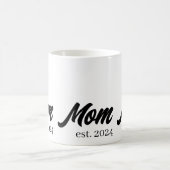Mom Established New Mom Gift コーヒーマグカップ (中央)
