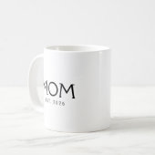 Mom Established New Mom Gift コーヒーマグカップ (正面左)