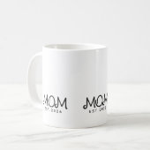 Mom Established New Mom Gift コーヒーマグカップ (正面左)