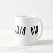 Mom Established New Mom Gift コーヒーマグカップ (正面右)