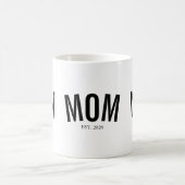 Mom Established New Mom Gift コーヒーマグカップ (中央)