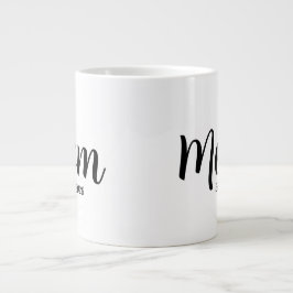 Mom Established New Mom Gift ジャンボコーヒーマグカップ