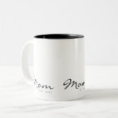 Mom Established New Mom Gift ツートーンマグカップ (正面左)