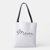 Mom Established New Mom Gift トートバッグ (裏面)