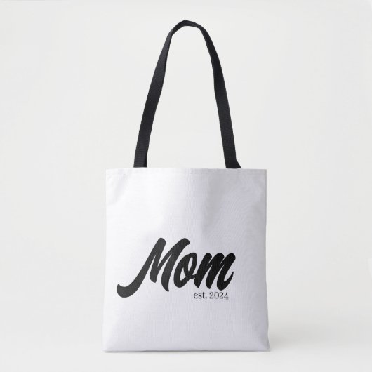 Mom Established New Mom Gift トートバッグ (正面)