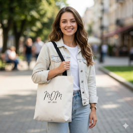 Mom Established New Mom Gift トートバッグ