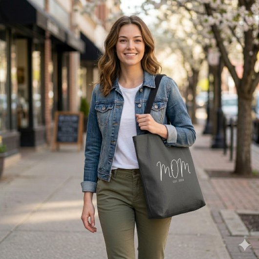 Mom Established New Mom Gift  トートバッグ