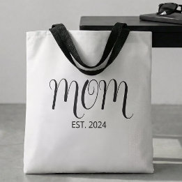 Mom Established New Mom Gift  トートバッグ