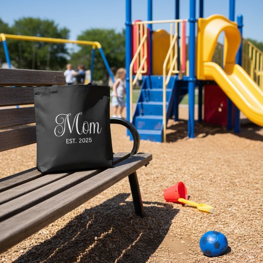Mom Established New Mom Gift トートバッグ