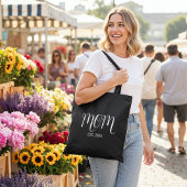 Mom Established New Mom Gift トートバッグ