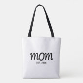 Mom Established New Mom Gift トートバッグ (裏面)