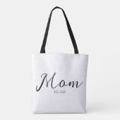 Mom Established New Mom Gift トートバッグ (裏面)