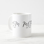 Mom Established New Mom Gift Coffee コーヒーマグカップ (正面左)