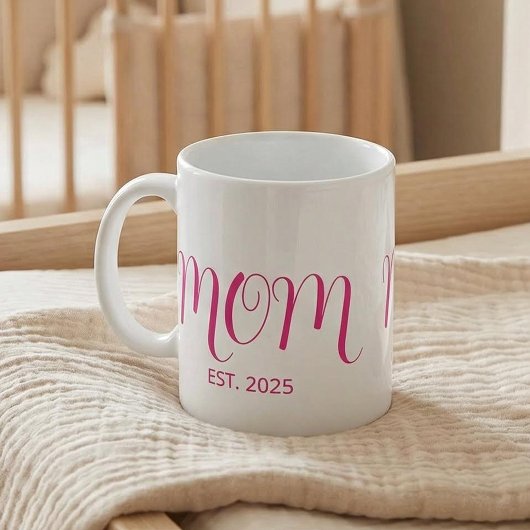 Mom Established New Mom Gift Coffee Mug コーヒーマグカップ
