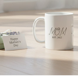 Mom Established New Mom Gift Coffee Mug コーヒーマグカップ