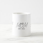 Mom Established New Mom Gift Coffee Mug コーヒーマグカップ (中央)