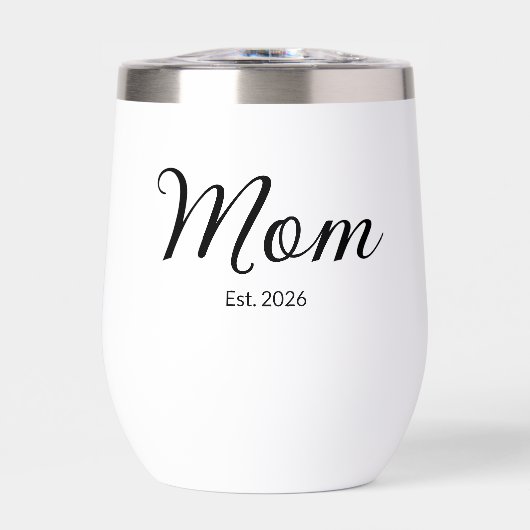 Mom Established New Mom Gift Insulated Tumbler (正面)