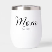 Mom Established New Mom Gift Insulated Tumbler (背面)