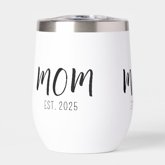 Mom Established New Mom Gift Insulated Tumbler (正面)