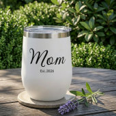 Mom Established New Mom Gift Insulated Tumbler
