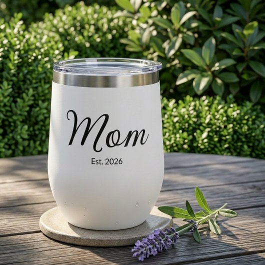 Mom Established New Mom Gift Insulated Tumbler