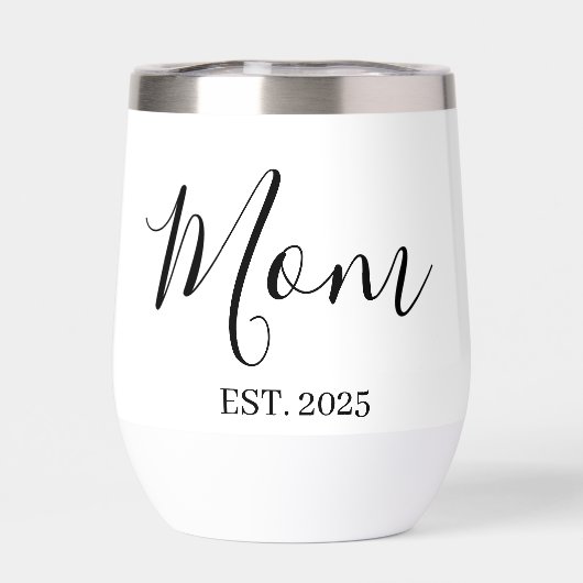 Mom Established New Mom Gift Minimalist (背面)