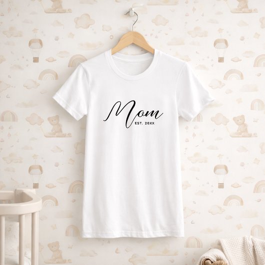 Mom Established New Mom Gift Personalized Tシャツ