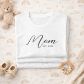 Mom Established New Mom Gift Personalized Tシャツ