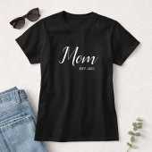 Mom Established New Mom Gift Tシャツ
