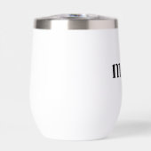 Mom Established New Mom Gift Thermal Wine Tumbler (正面)