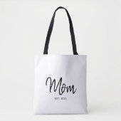 Mom Established New Mom Gift Tote Bag トートバッグ (正面)